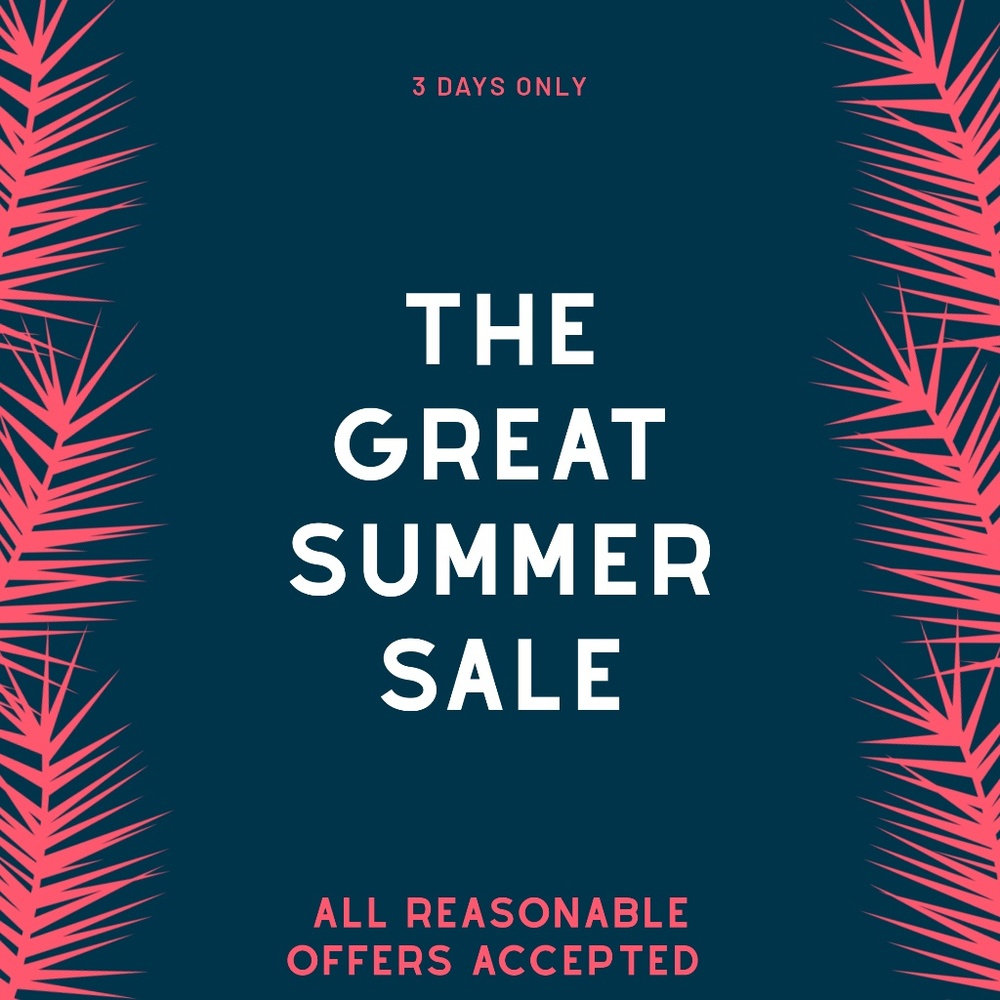 The Great End of Summer Sale